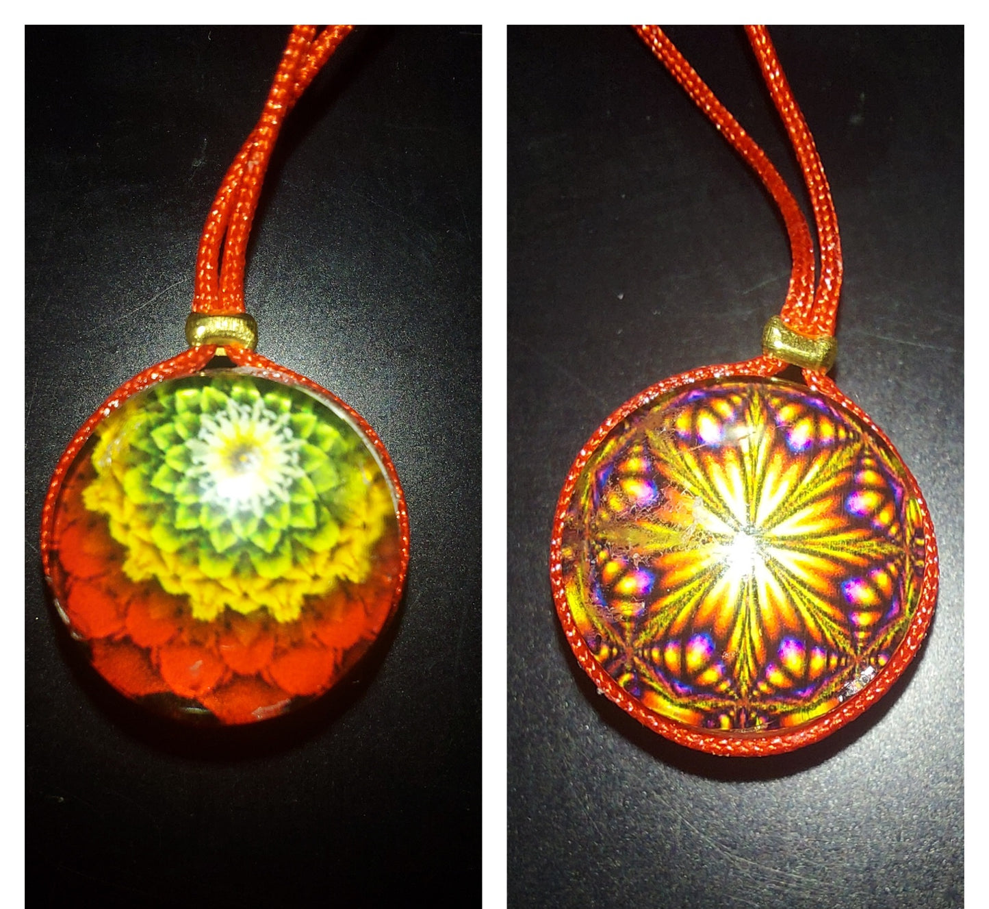 Collar mandala doble